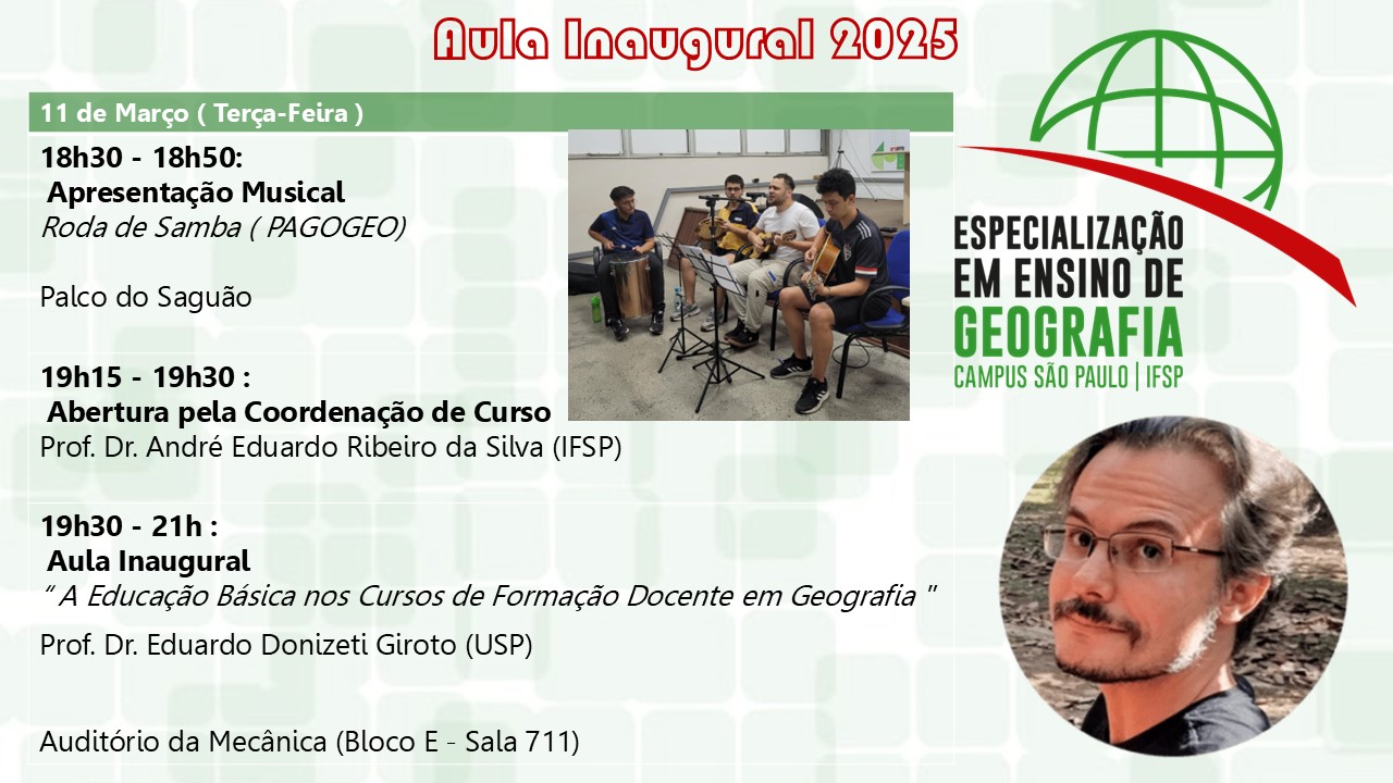 Programaçao Aula Inaugural 2025