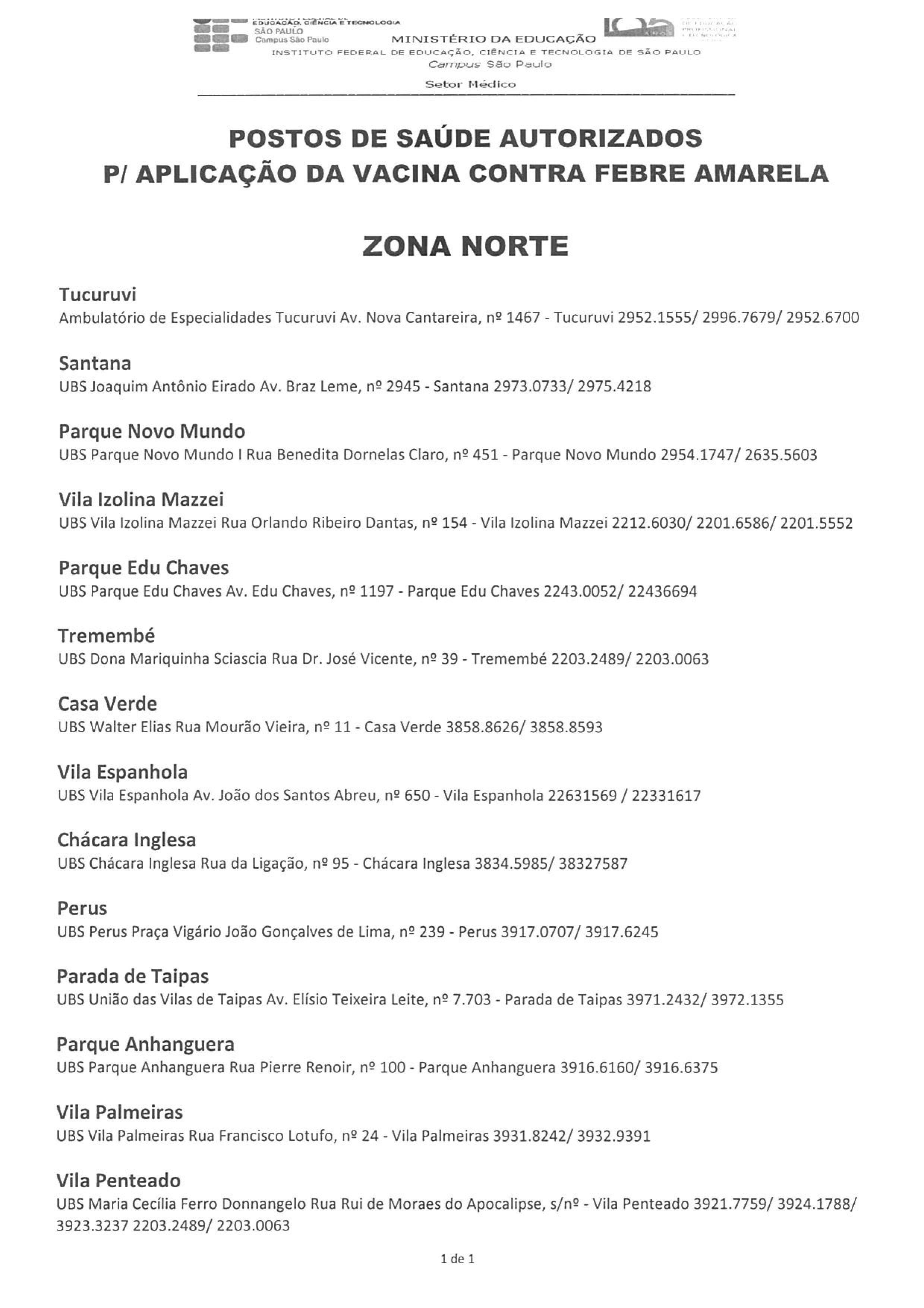 Pontos de vacina