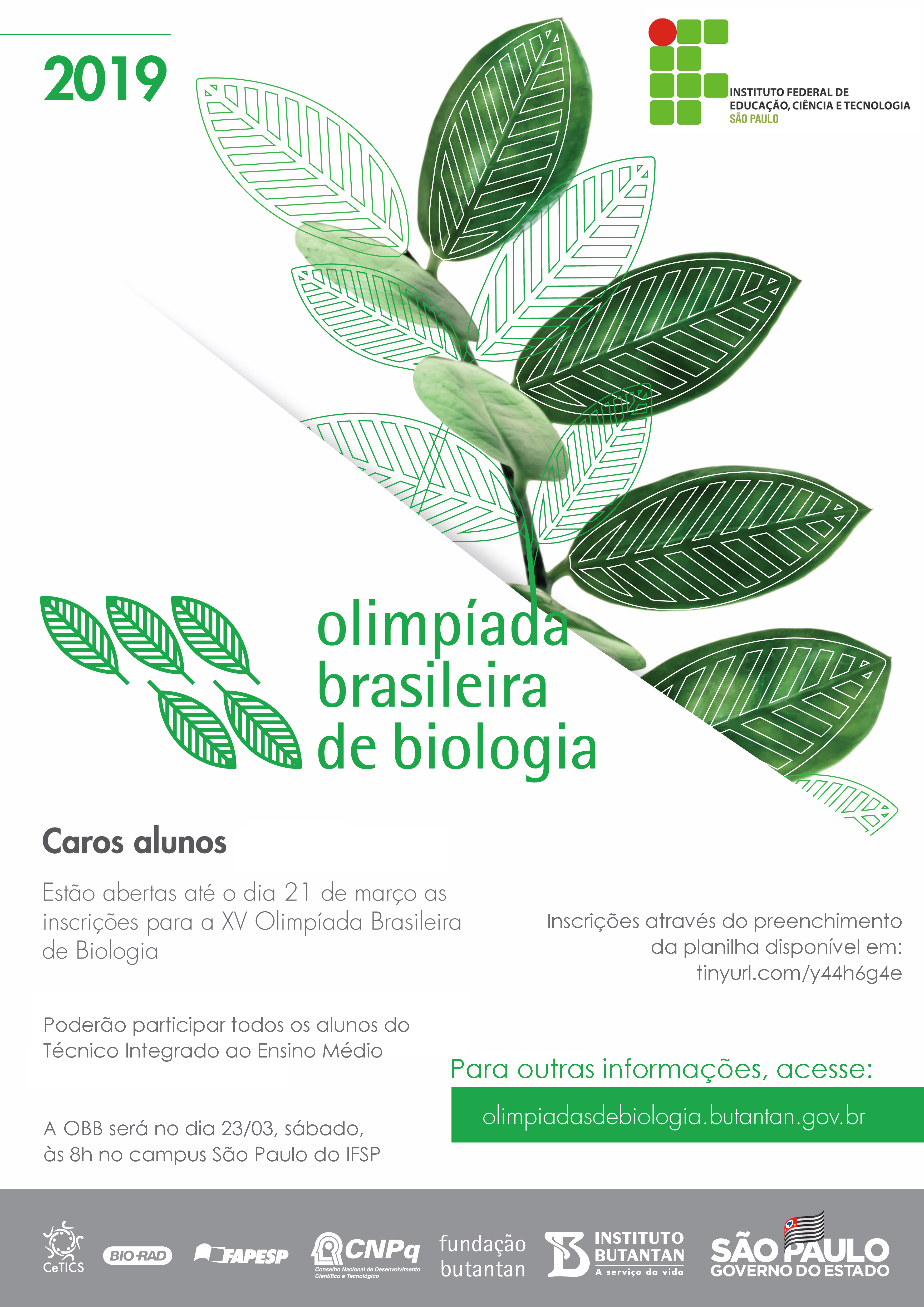 cartaz OBB2019 IFSP